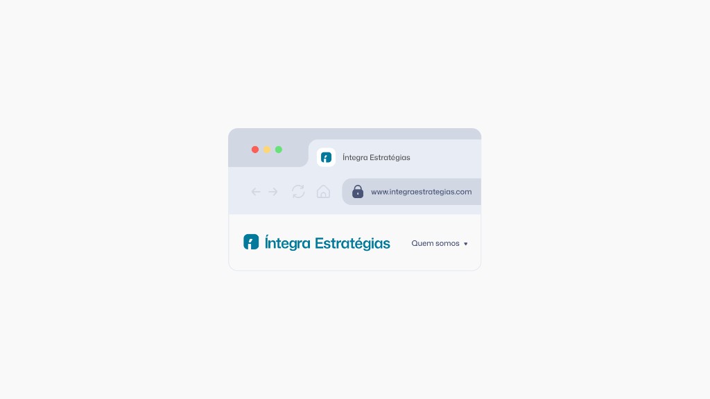 Íntegra Estratégias website header